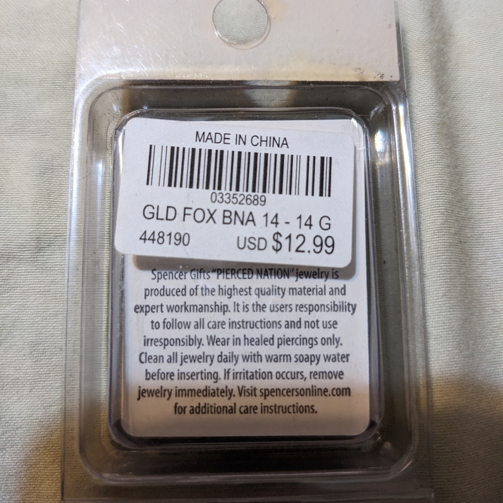 Belly button ring - Picture 2 of 2